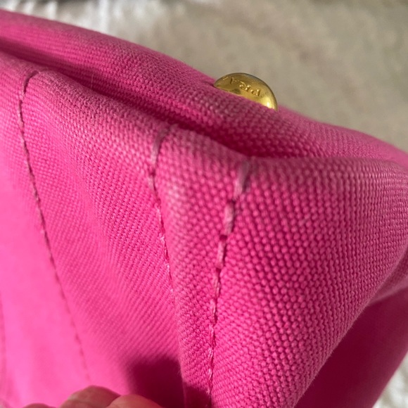 Prada Canapa Canvas Tote. Small size. EUC - Picture 8 of 14